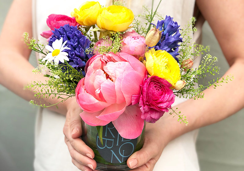 Flowers And People