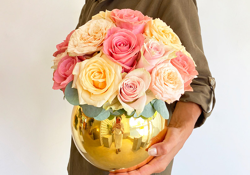 Pink Flower Gifts For Mothers Day