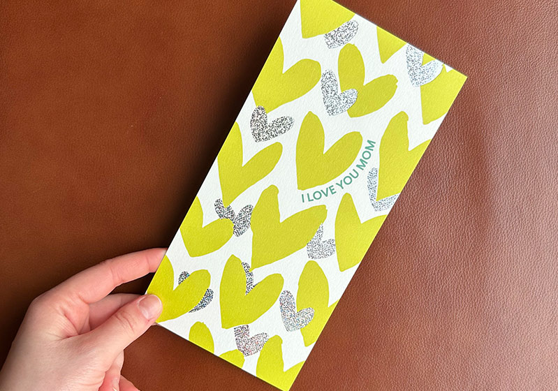 I LOVE YOU MOM Note Card