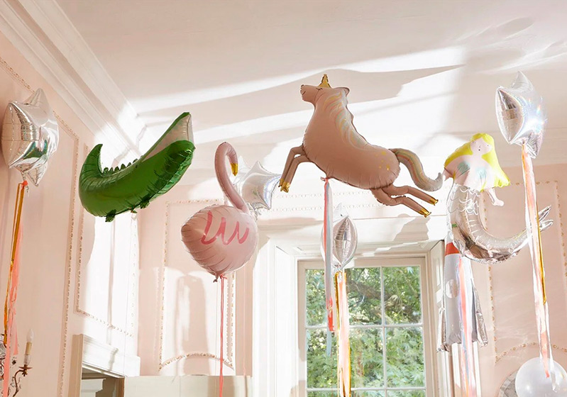 Fun Colorful Flying Balloons